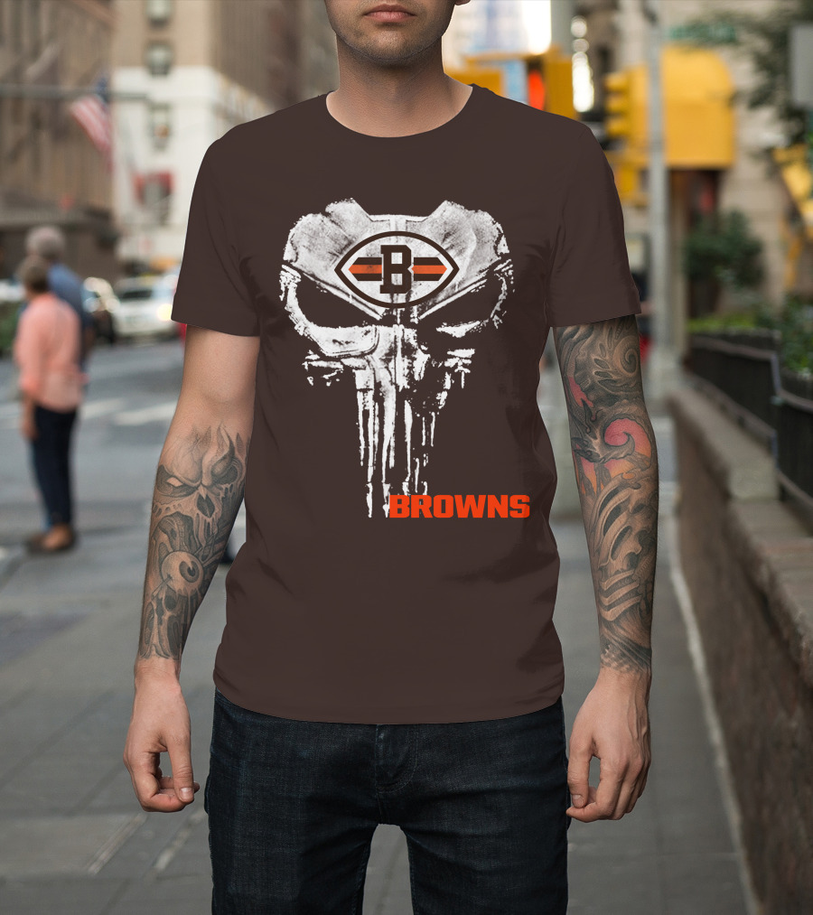 Browns Skull Logo B T-Shirt