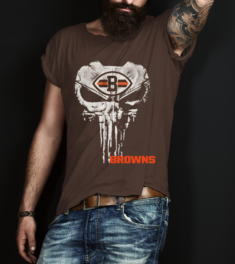 Browns Skull Logo B T-Shirt