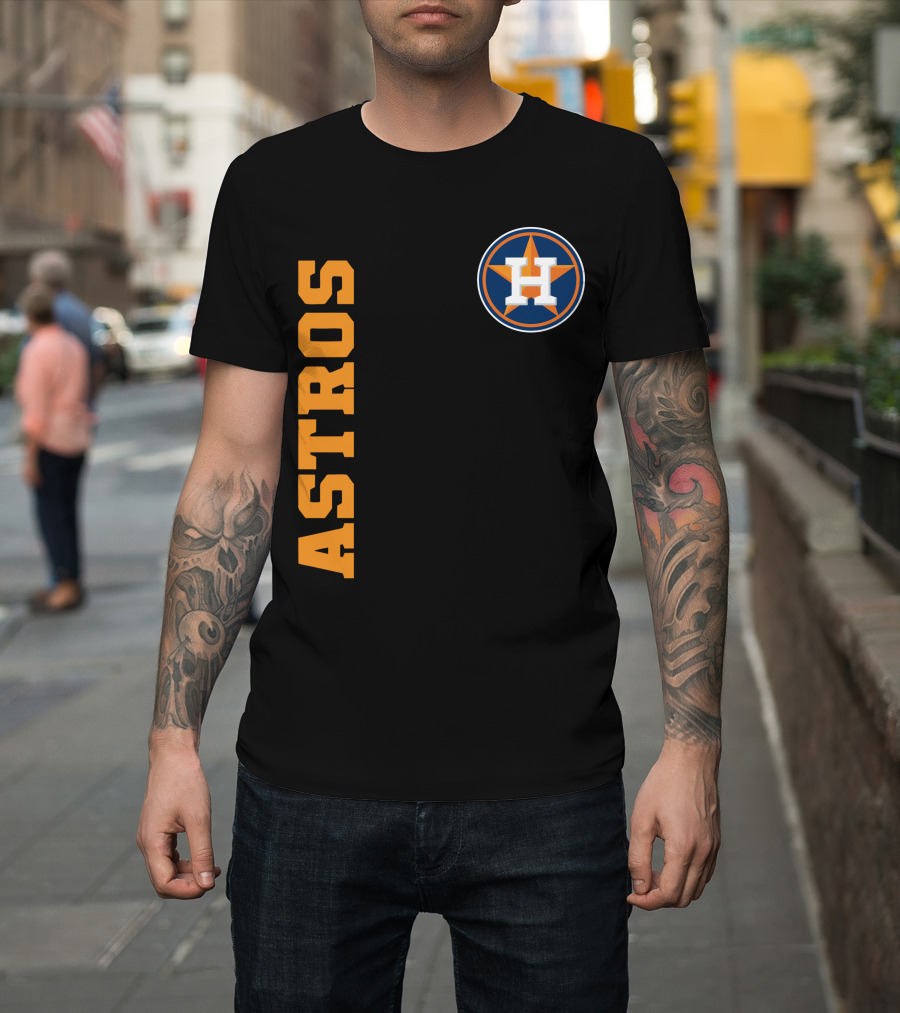 Astros Houston Logo Vertical T-Shirt
