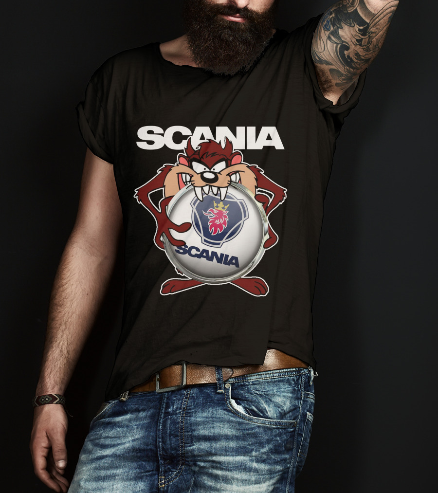 Scania Cartoon Character With Crown T-Shirt