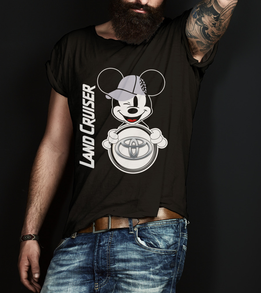 Land Cruiser Toyota Mickey Mouse Collaboration T-Shirt