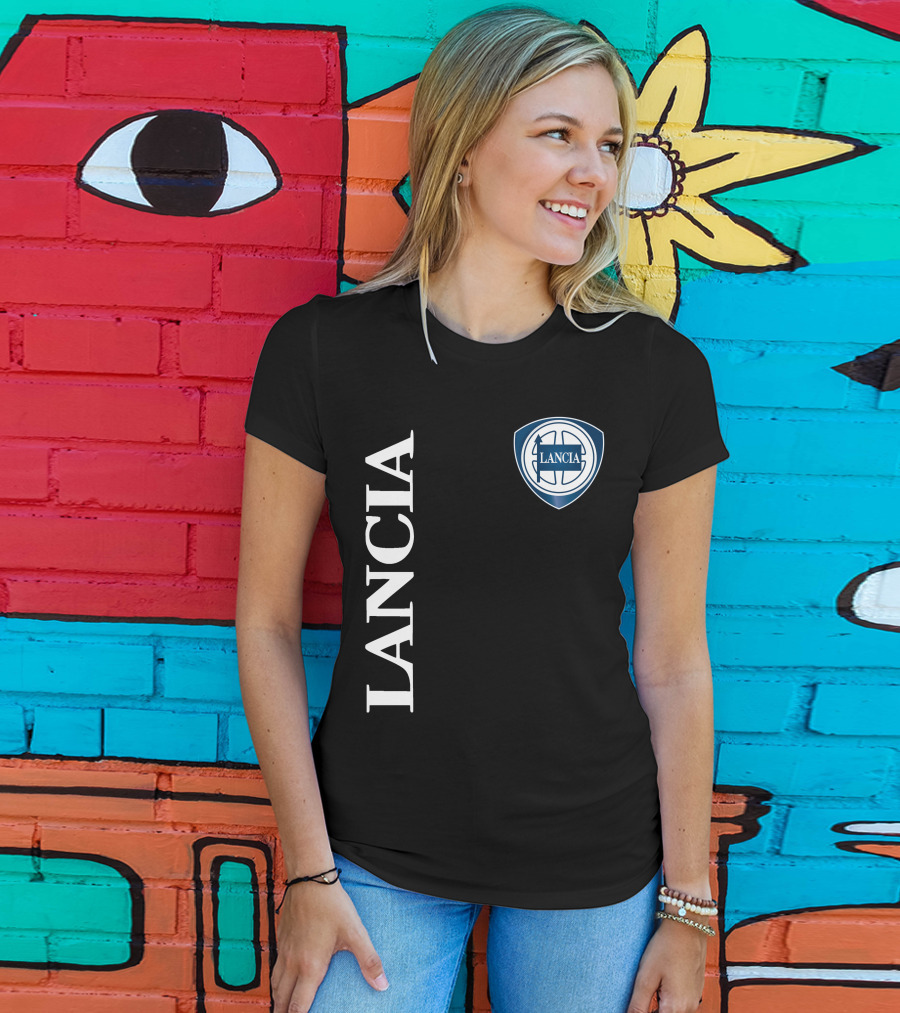 Lancia Shield Logo Vertical T-Shirt