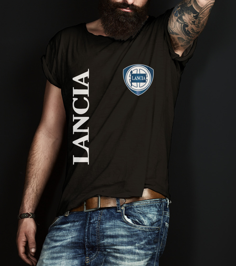 Lancia Shield Logo Vertical T-Shirt
