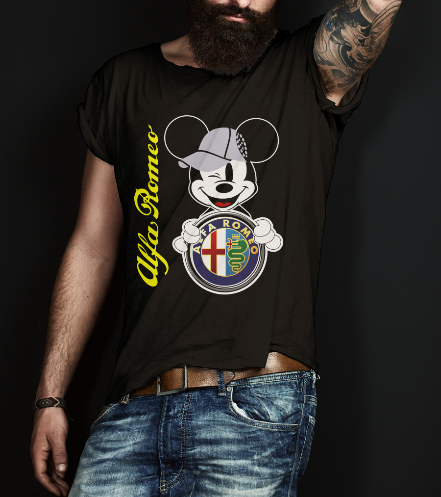 Alfa Romeo Mickey Mouse T-Shirt