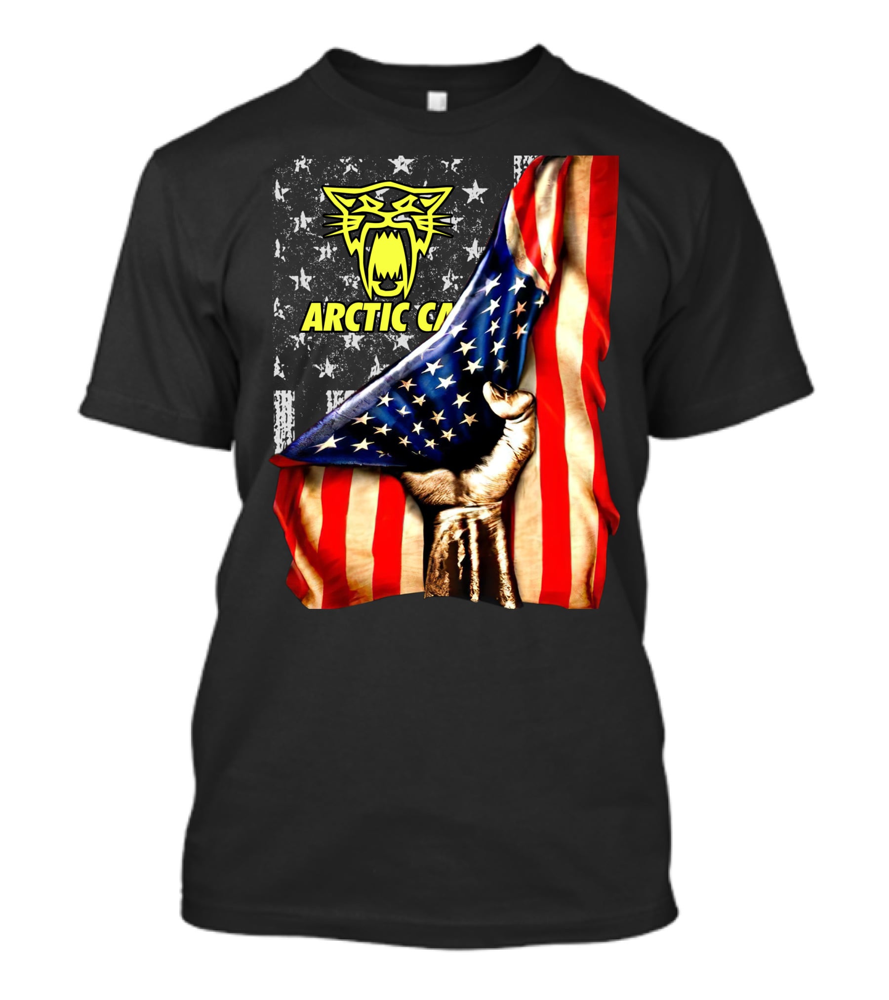 Arctic Cat American Flag Fist T-Shirt