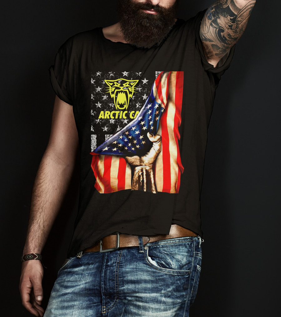 Arctic Cat American Flag Fist T-Shirt