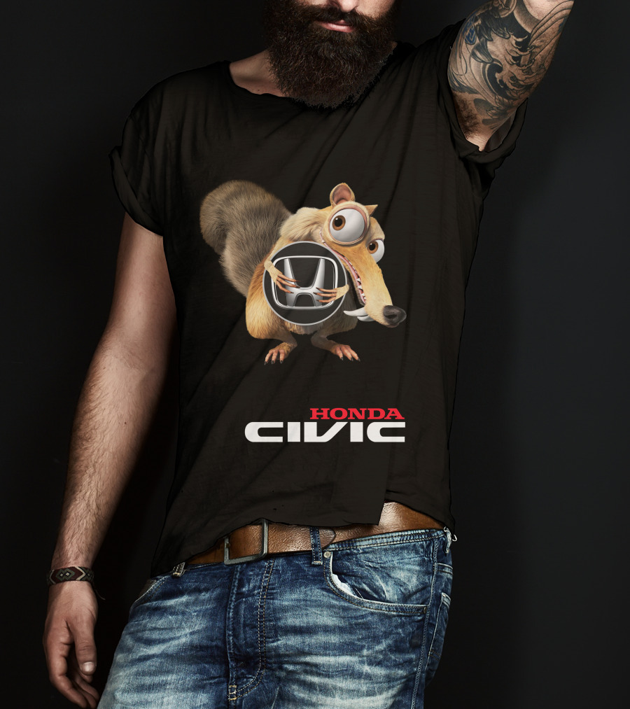 Honda Civic 04 Scrat T-Shirt