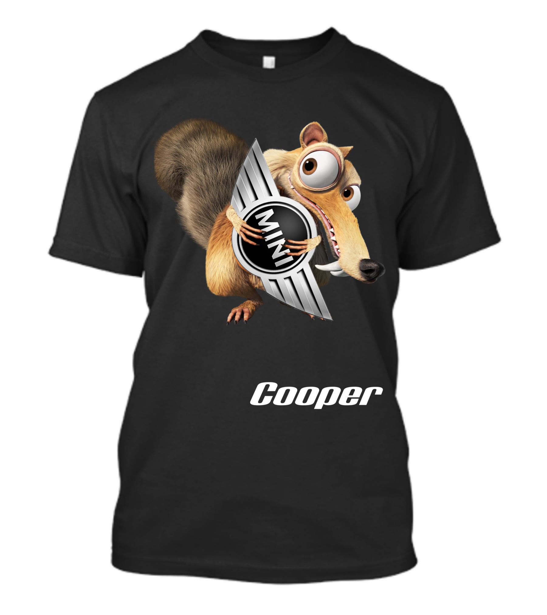Mini Cooper Scrat Crossover 16 Ice Age Squirrel T-Shirt
