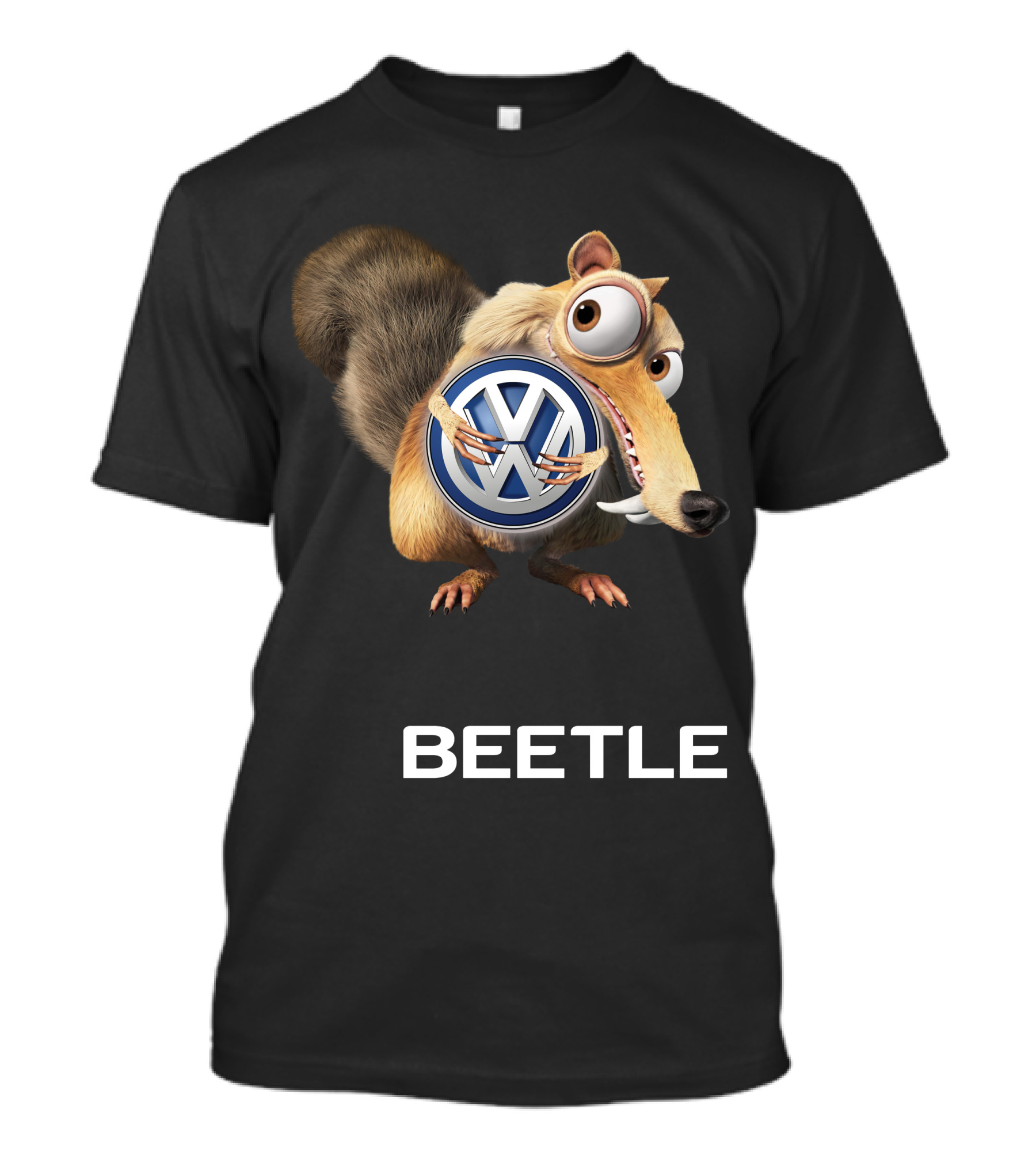 Beetle Volkswagen Scrat Holding Vw T-Shirt