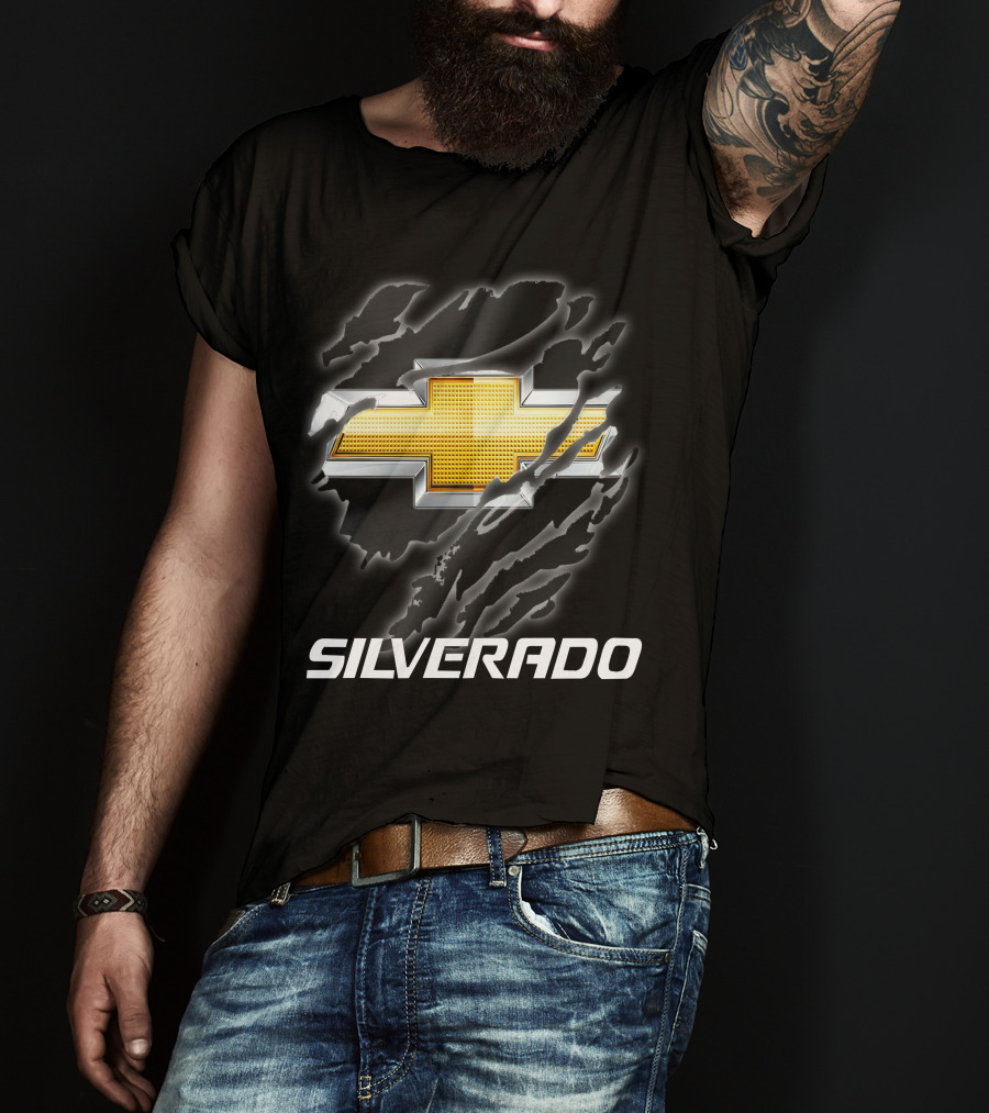 Silverado Chevrolet Logo Claw Mark T-Shirt