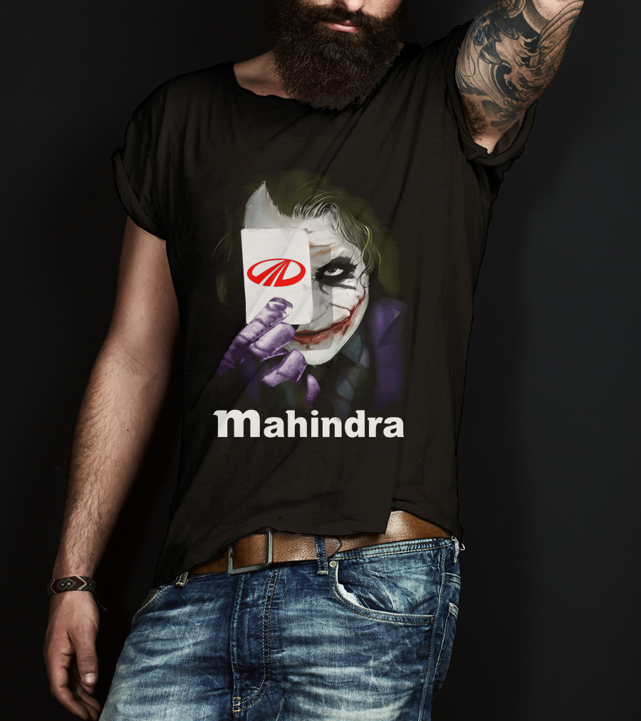 Mahindra Joker Card Iconic Face T-Shirt