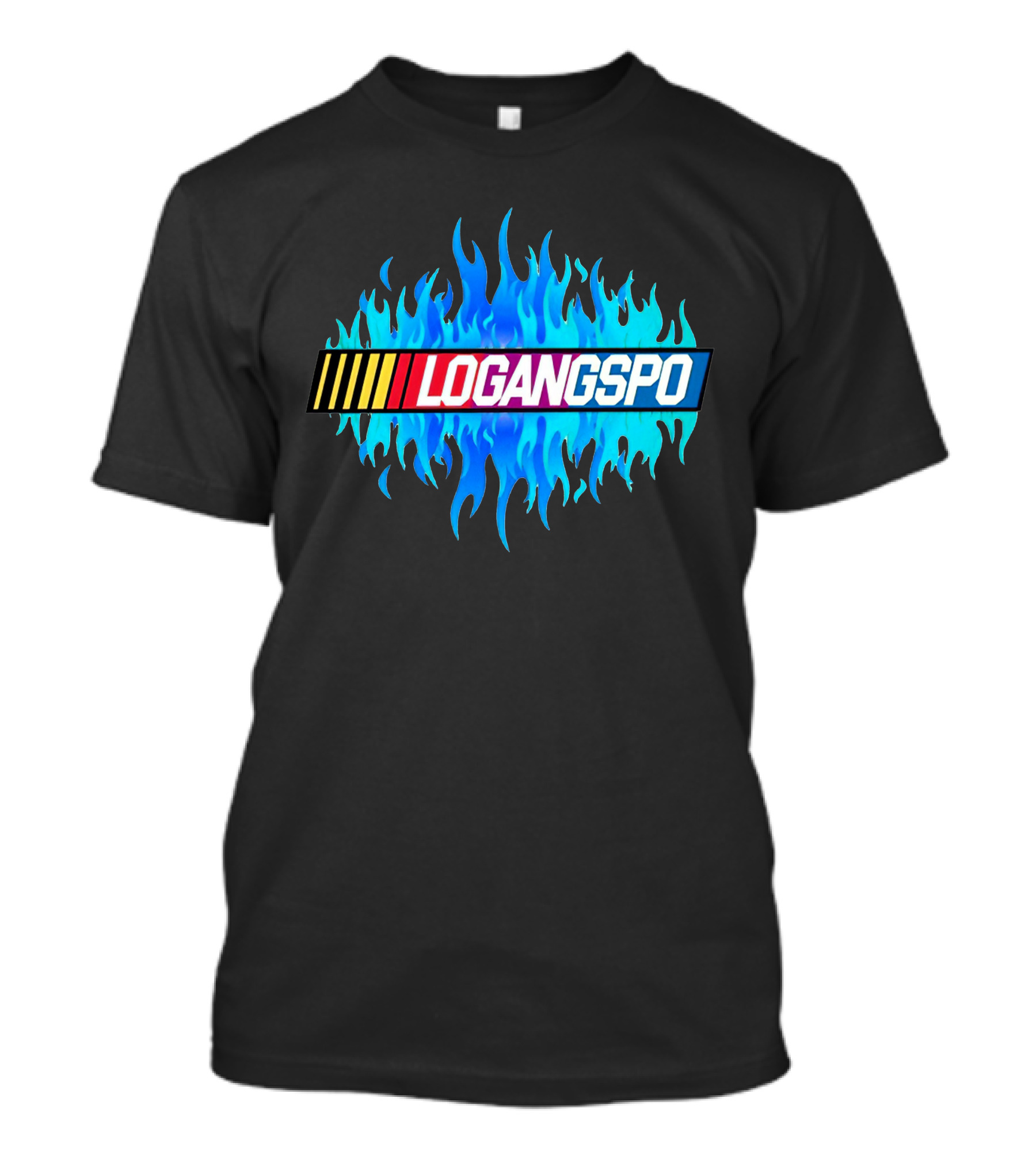 Logangspo Racing Flames T-Shirt