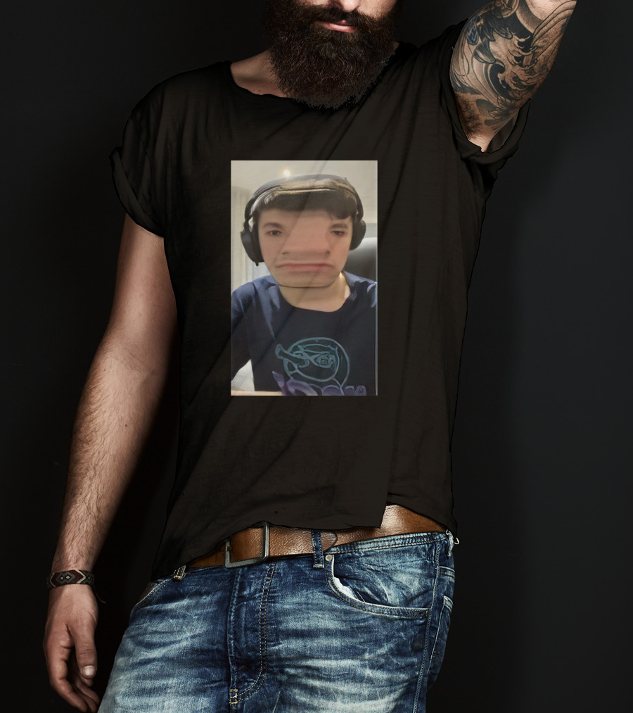 Georgenotfound Distorted Image Head T-Shirt