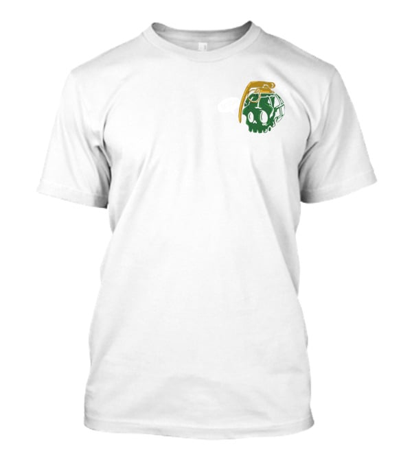 Oops Thiccc Boy Merch Skull Grenade T-Shirt