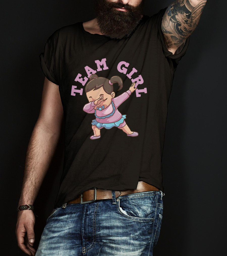 Team Girl Dab Baby Reveal T-Shirt