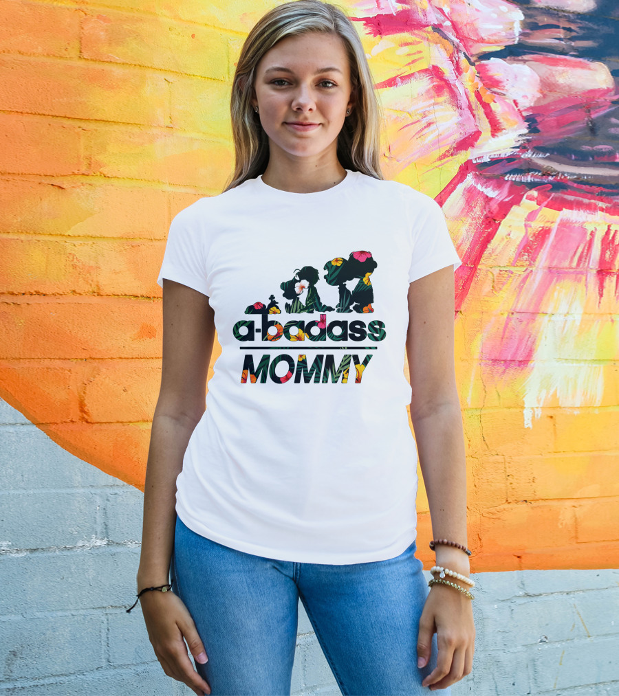 Abadass Mommy Floral T-Shirt
