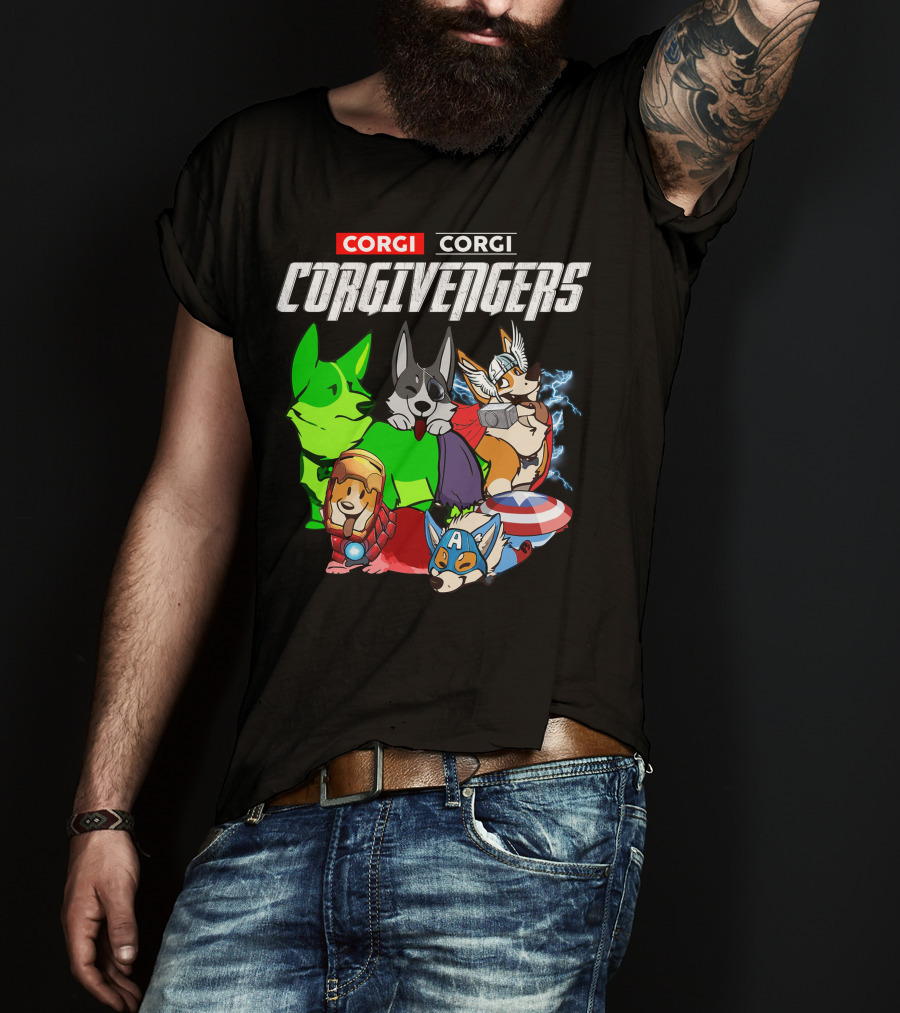 Corgi Corgi Corgivengers Dc1 T-Shirt