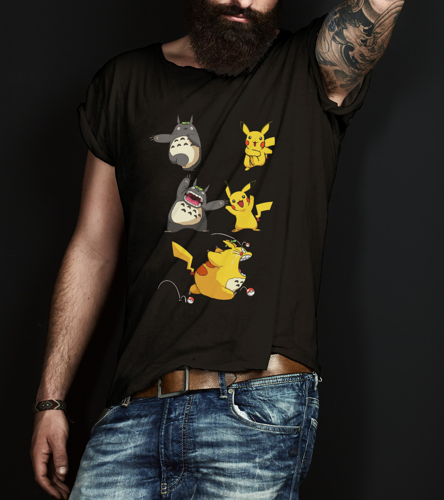Pikachu Totoro Mashup T-Shirt