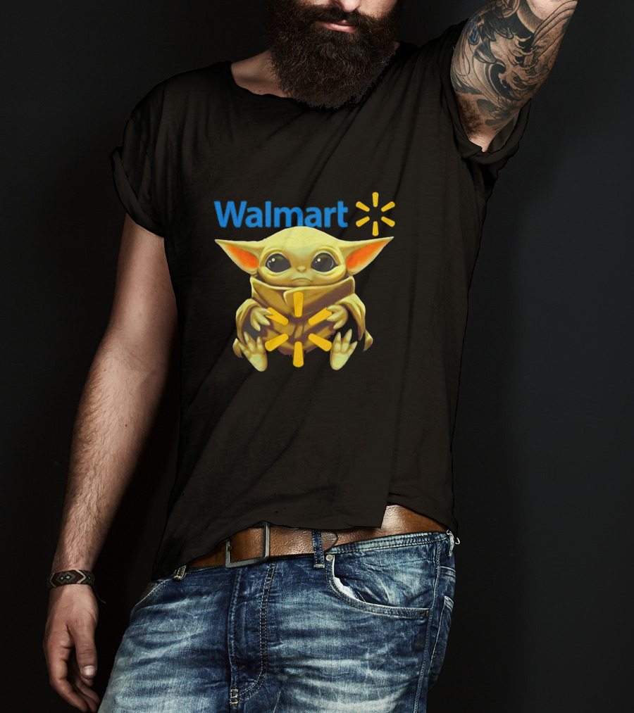 Walmart Baby Alien Character Holding T-Shirt