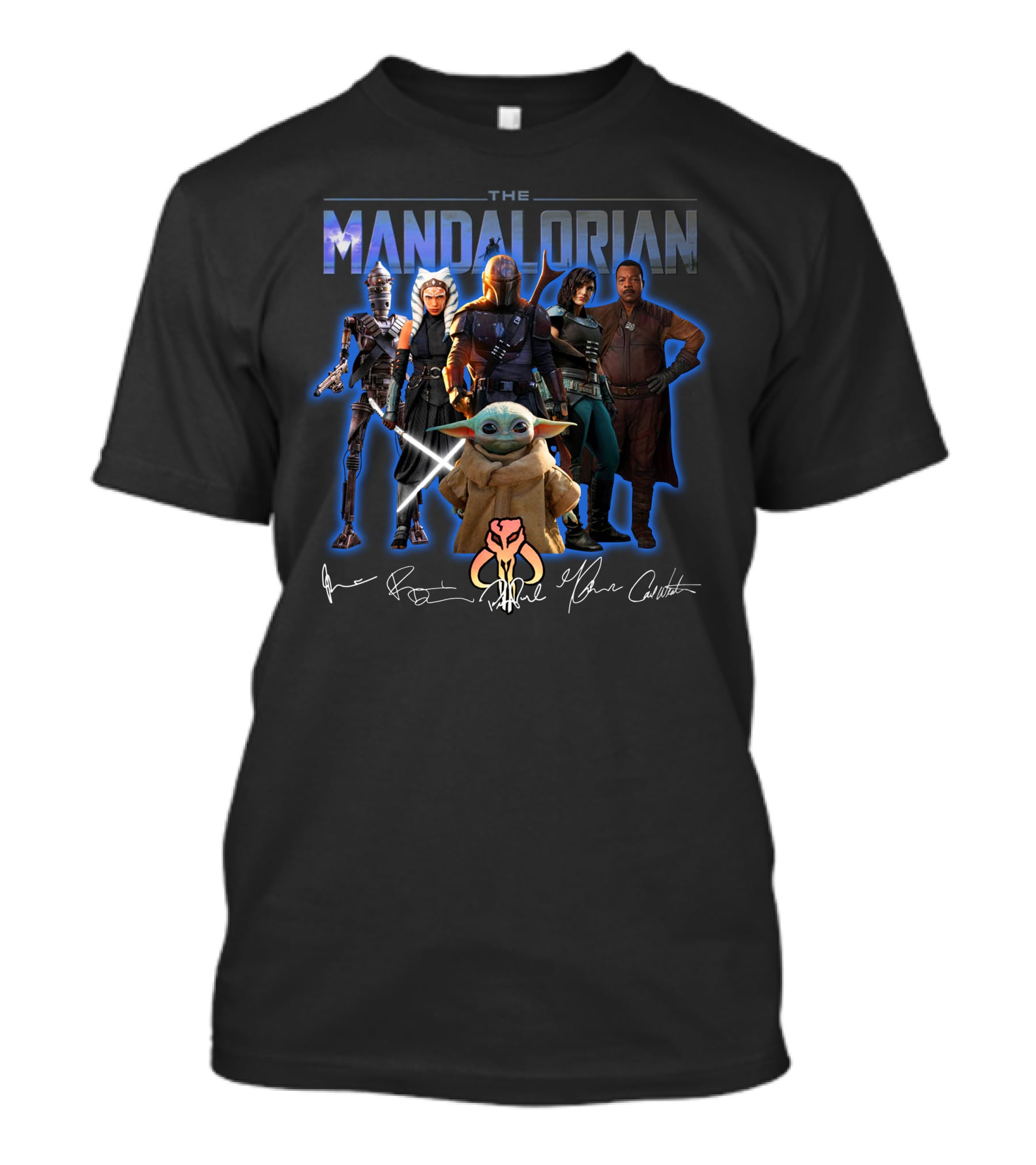 The Mandalorian Grogu Signatures T-Shirt