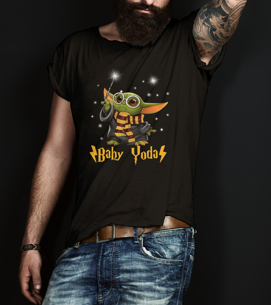 Baby Yoda 23 Magic Wizard Scarf T-Shirt
