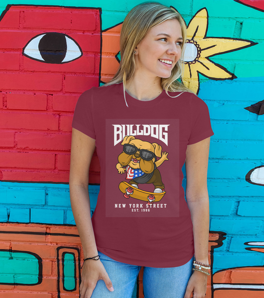 Bulldog New York Street Est. 1986 T-Shirt