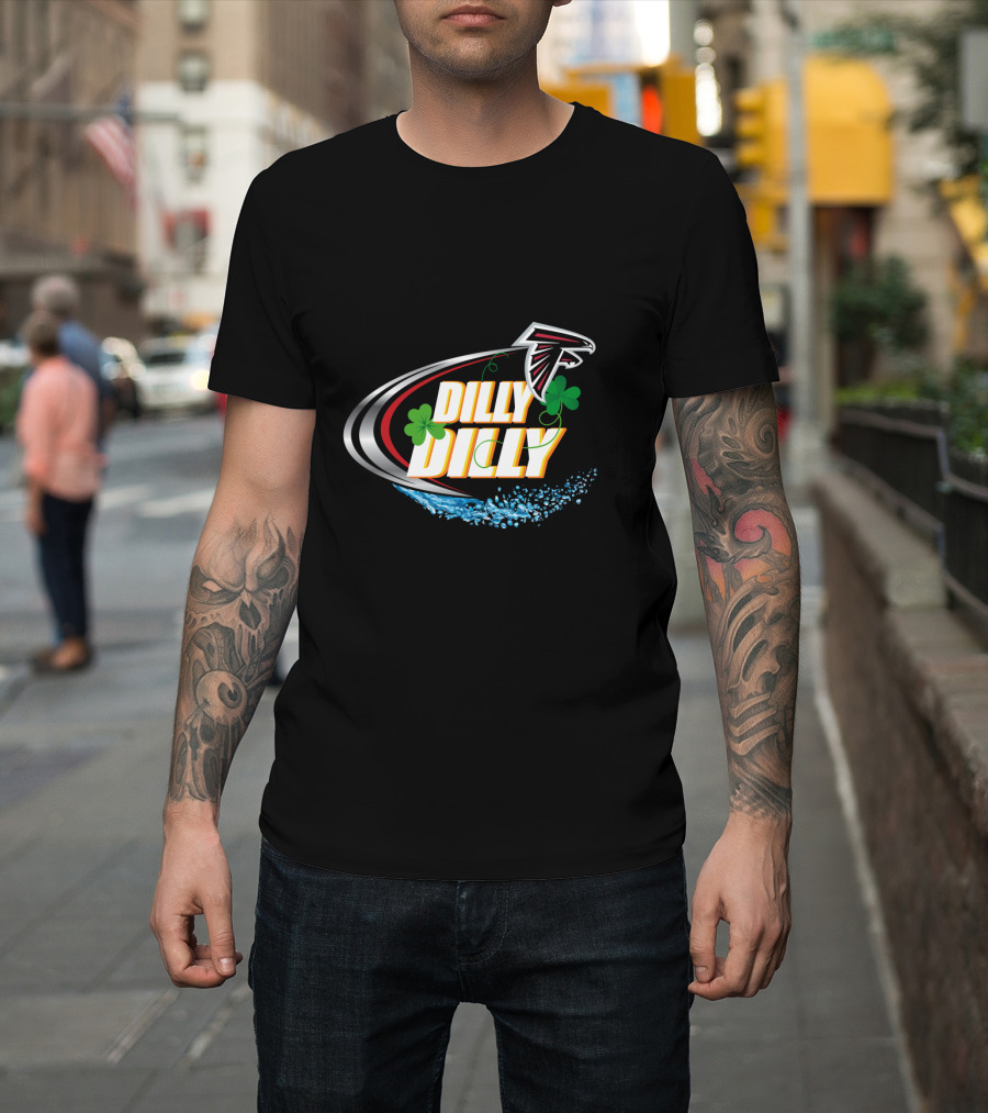 Dilly Dilly Atlanta Falcons Shamrock Splash T-Shirt