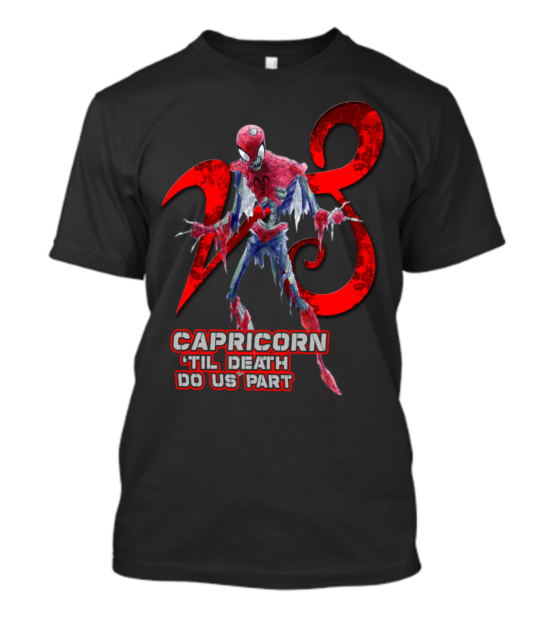 Capricorn 'Til Death Do Us Part Spider 28 Best Gift For Marvel Fans T-Shirt