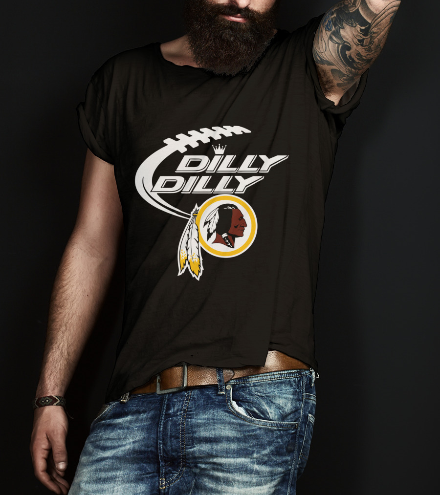 Dilly Dilly Washington Redskins Bud Light Football Tribute T-Shirt