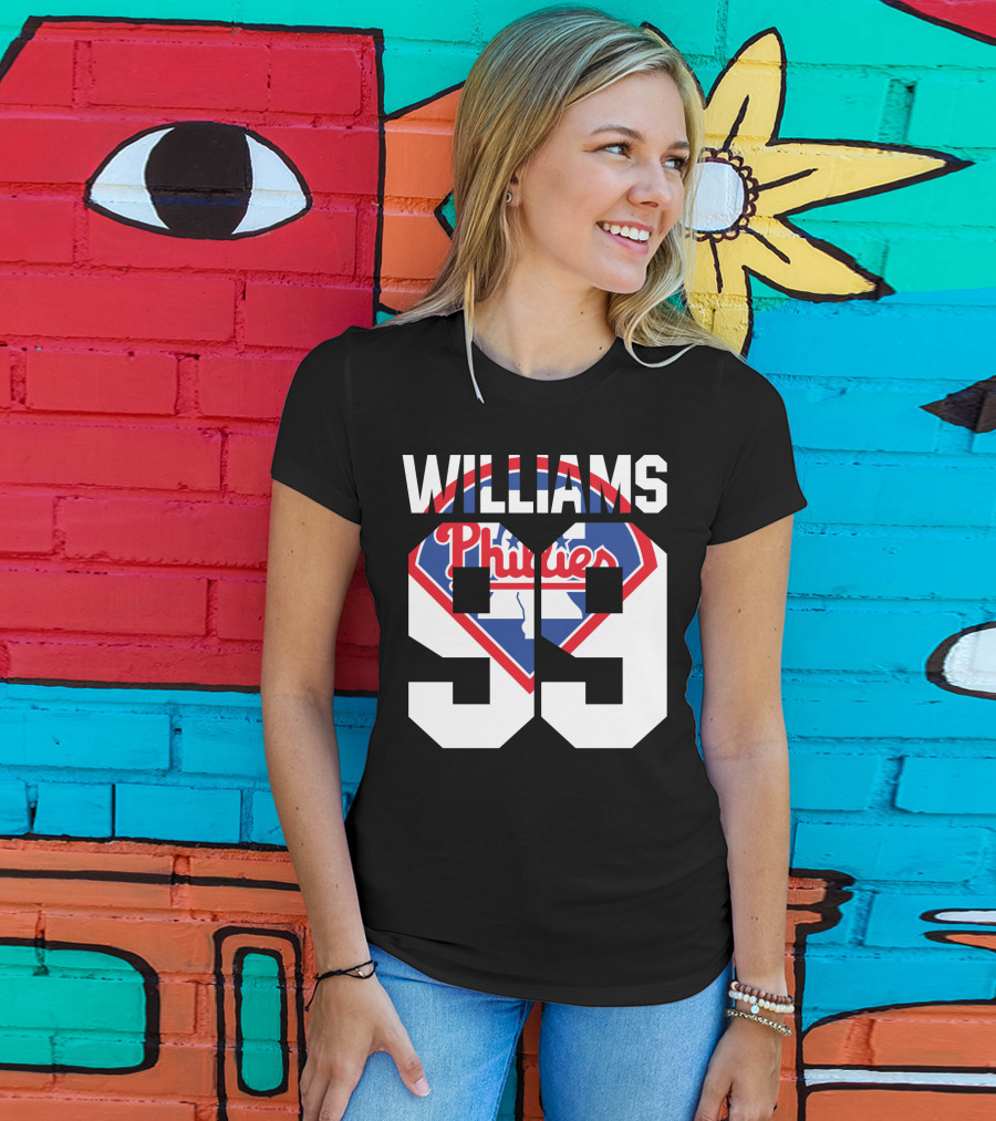 Philadelphia Phillies 1993 Williams 99 Baseball T-Shirt