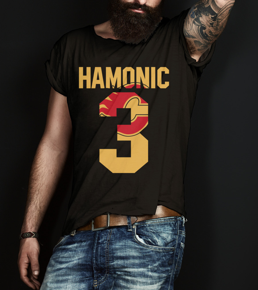 Calgary Flames Hamonic Number 3 NHL Fans Hockey T-Shirt