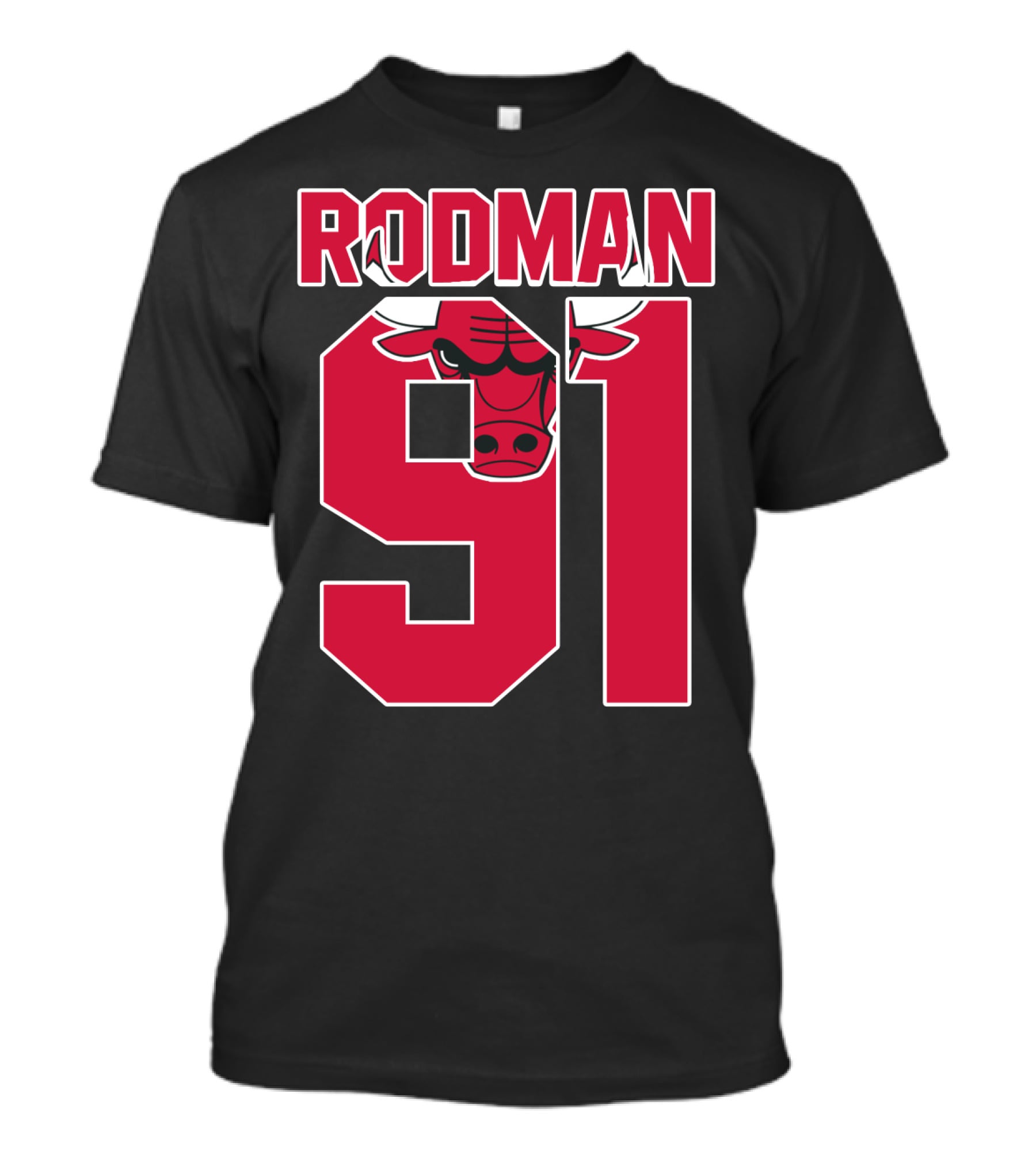 Rodman 91 Chicago Bulls T-Shirt