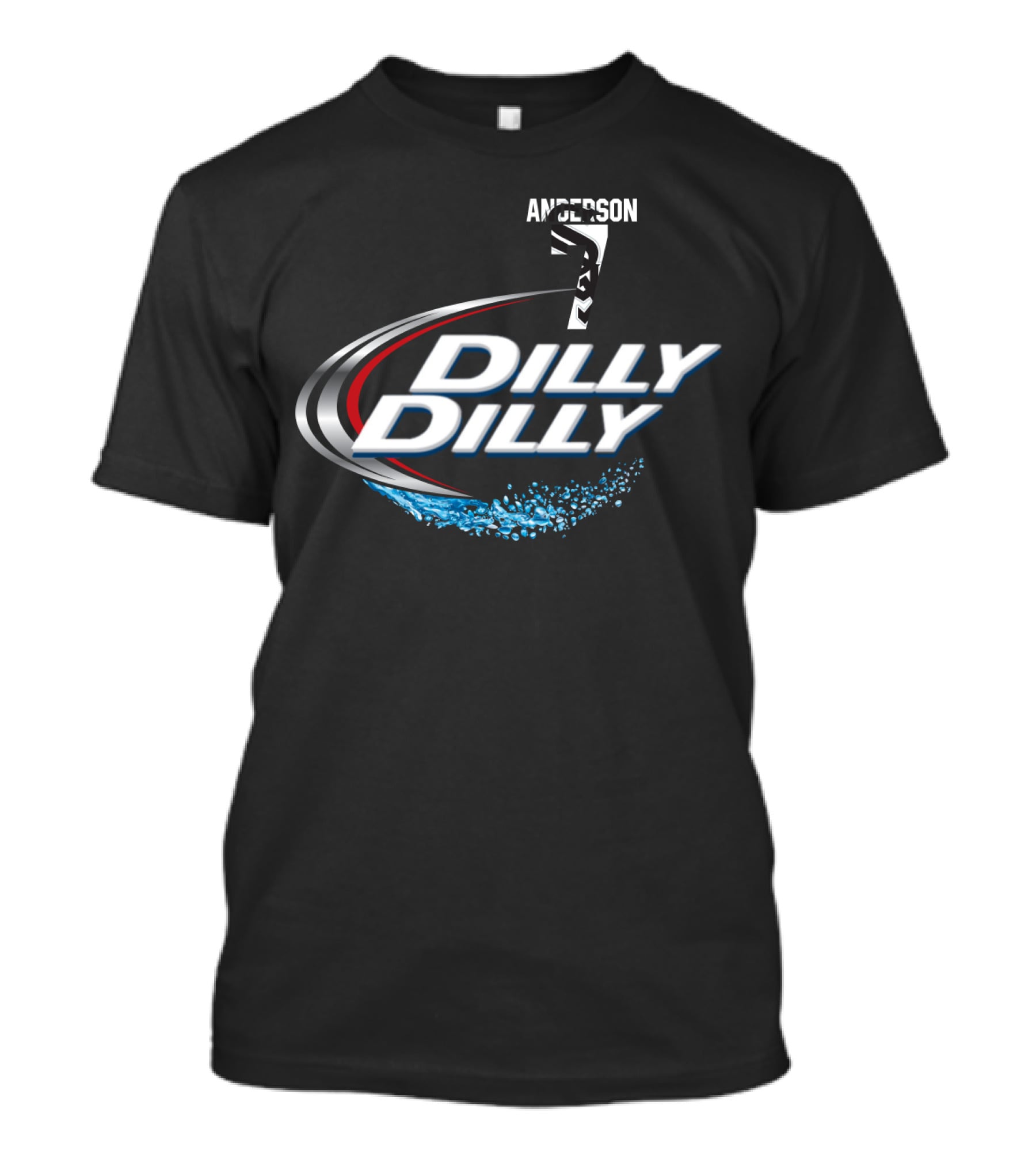 Chicago White Sox Tim Anderson Number 7 Dilly Dilly Majestic T-Shirt