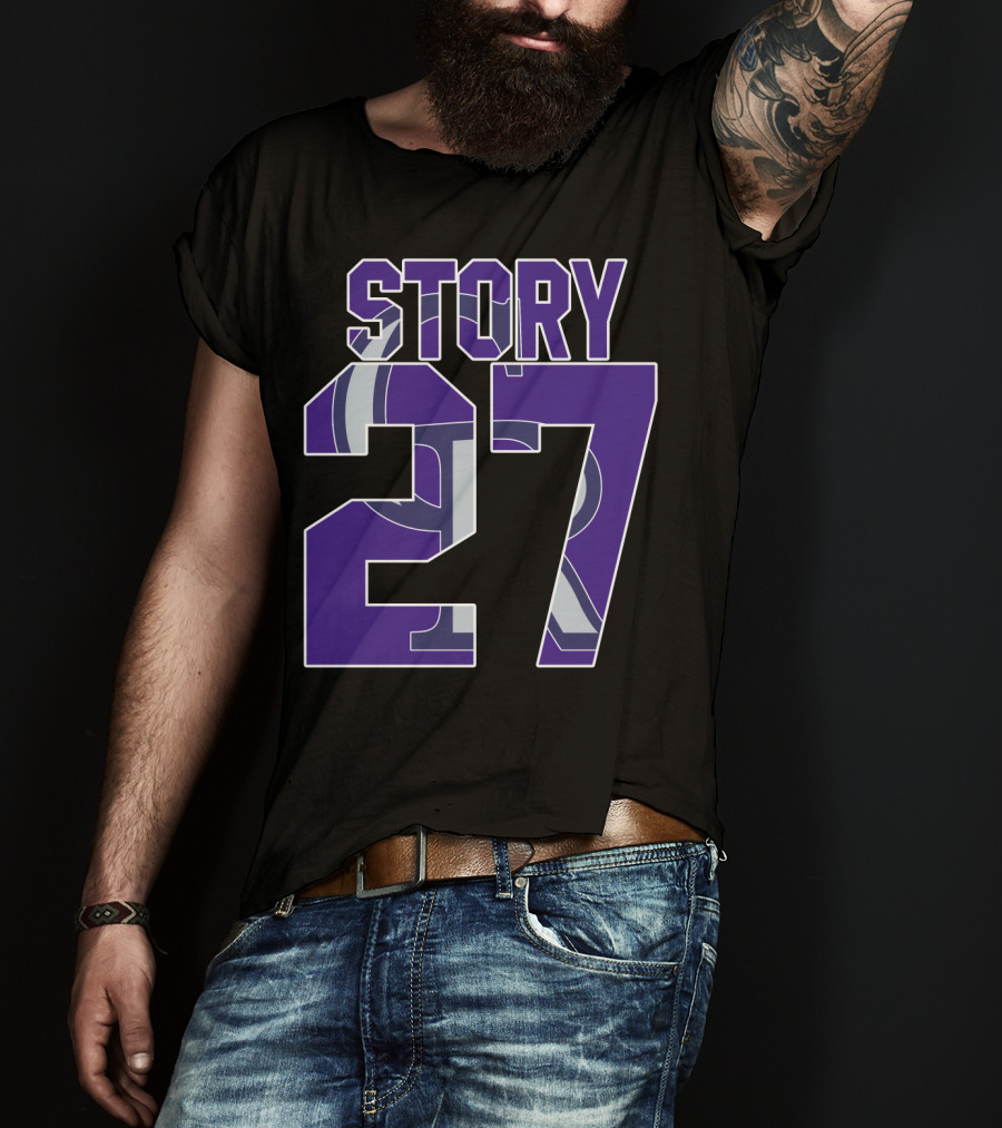Colorado Rockies Story 27 Player Number T-Shirt