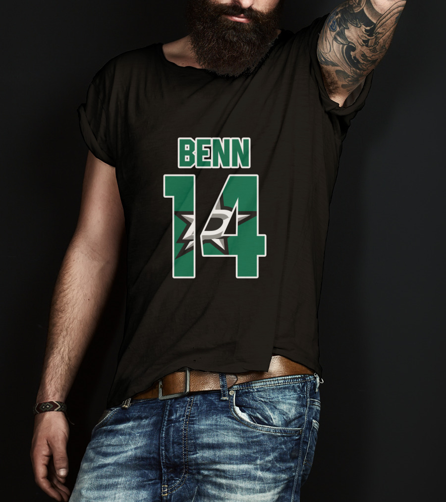 Dallas Stars Benn 14 NHL Hockey Fans T-Shirt