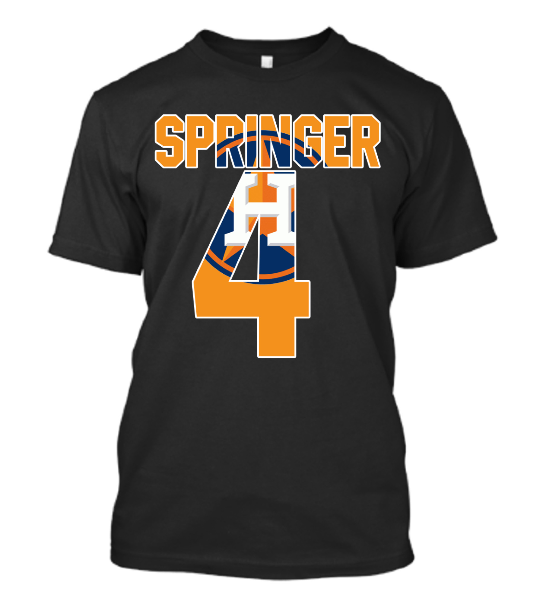 Houston Astros George Springer Number 4 Jersey T-Shirt