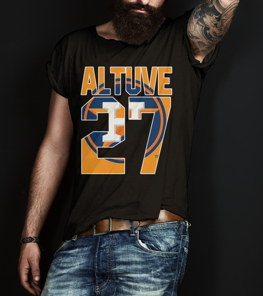 Altuve 27 Houston Astros Baseball T-Shirt