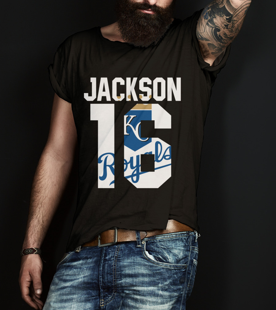 Kansas City Royals Jackson 16 KC T-Shirt