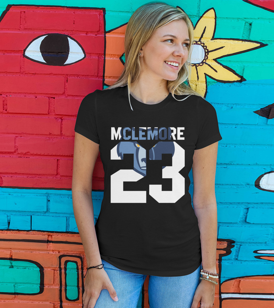 Memphis Grizzlies Ben Mclemore 23 Number T-Shirt