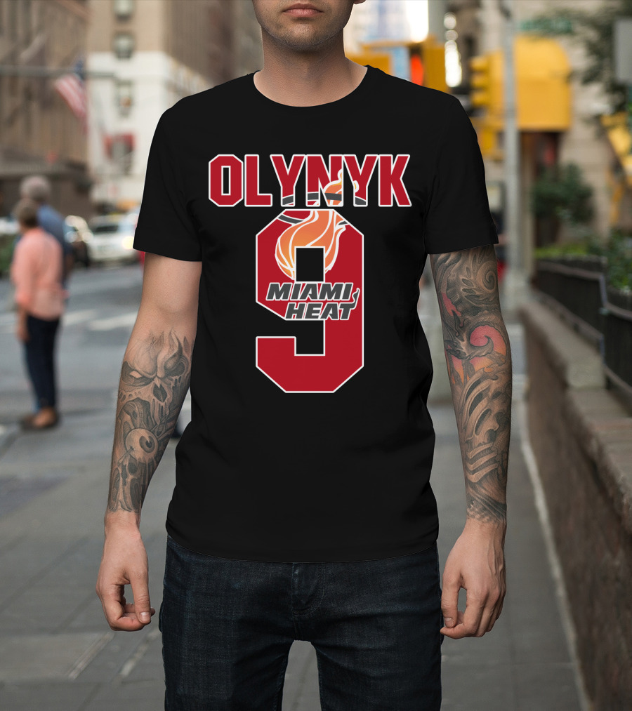 Olynyk 9 Miami Heat T-Shirt