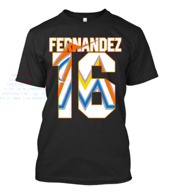 Fernandez 16 Miami Marlins T-Shirt