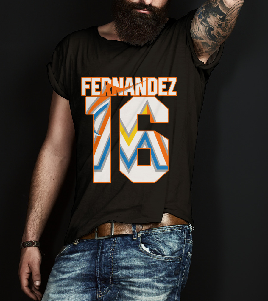 Fernandez 16 Miami Marlins T-Shirt