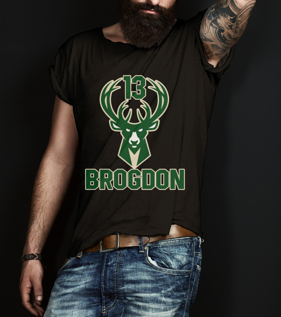 Milwaukee Bucks 13 Brogdon T-Shirt