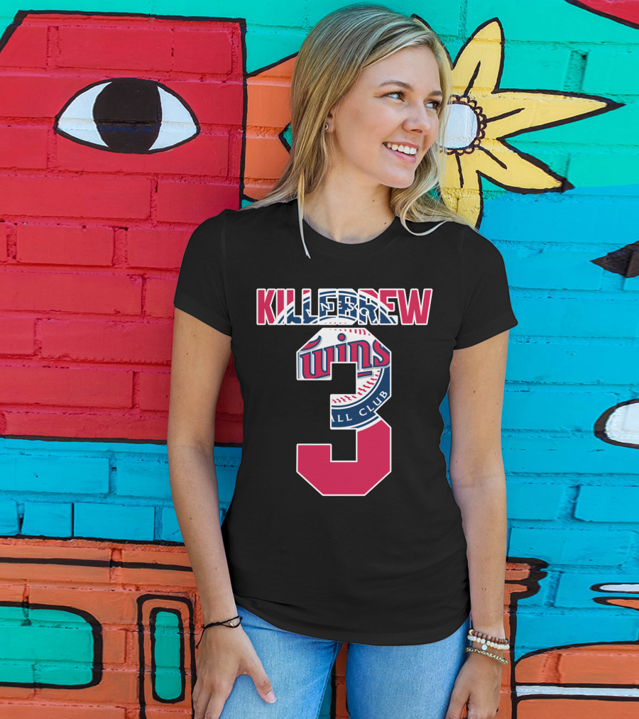 Killebrew Minnesota Twins Number 3 Baseball T-Shirt