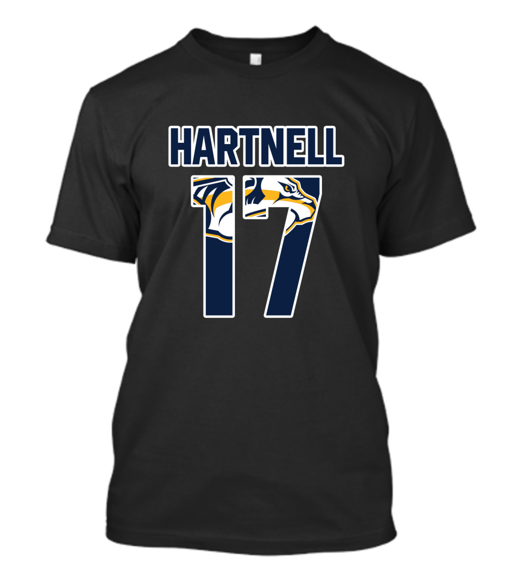 Nashville Predators Scott Hartnell 17 NHL Hockey Team T-Shirt