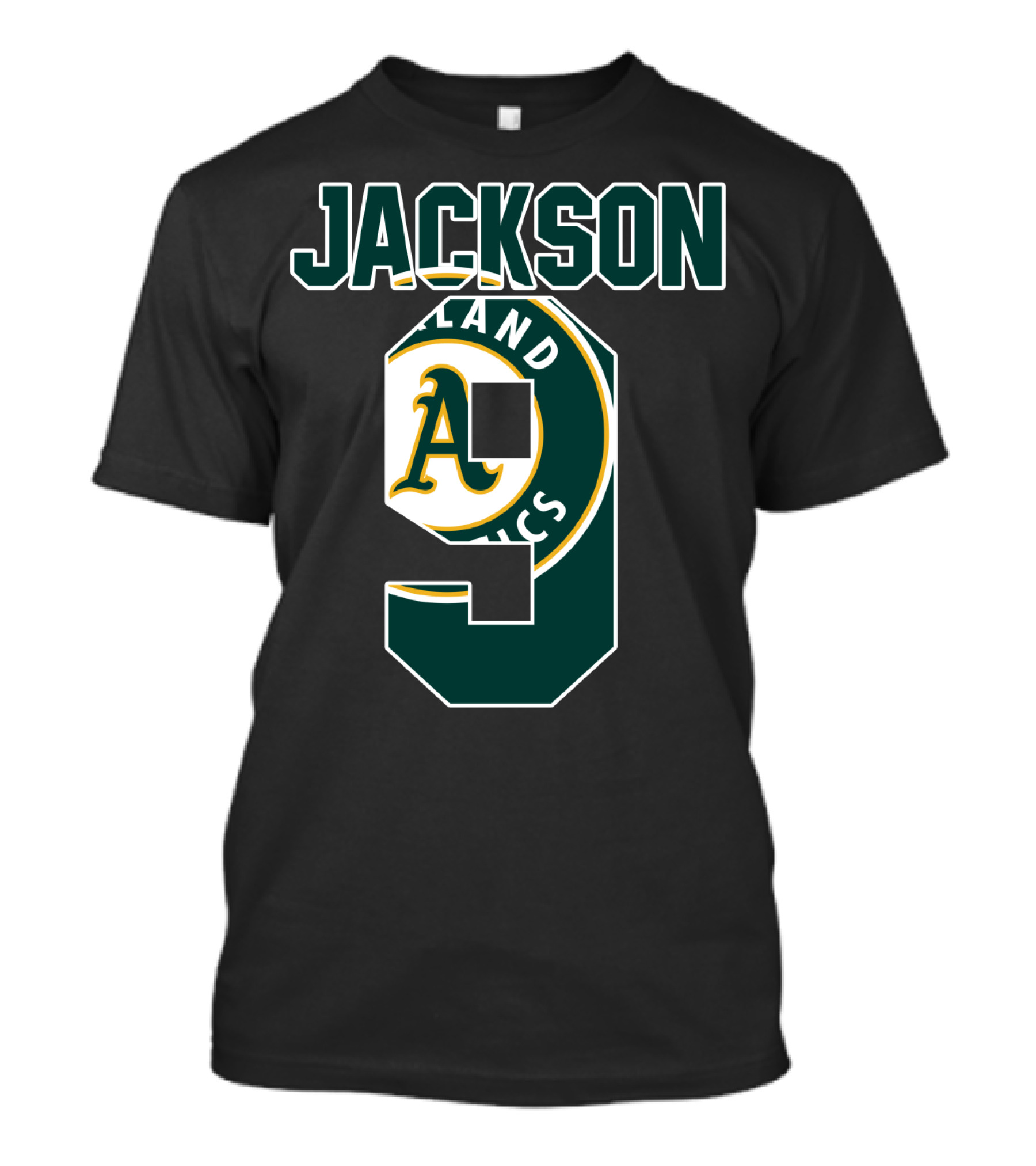 Oakland Athletics Reggie Jackson Number 9 Baseball Classic T-Shirt