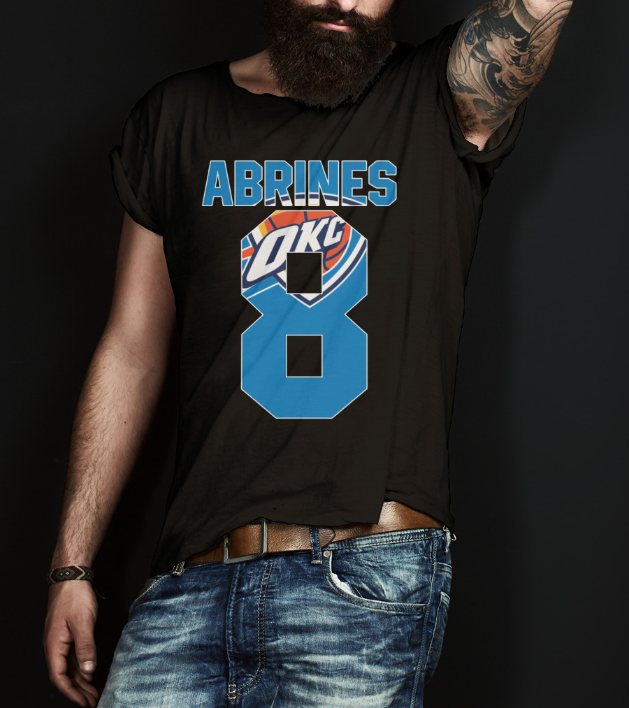 Oklahoma City Thunder Abrines 8 Okc Basketball Nba T-Shirt