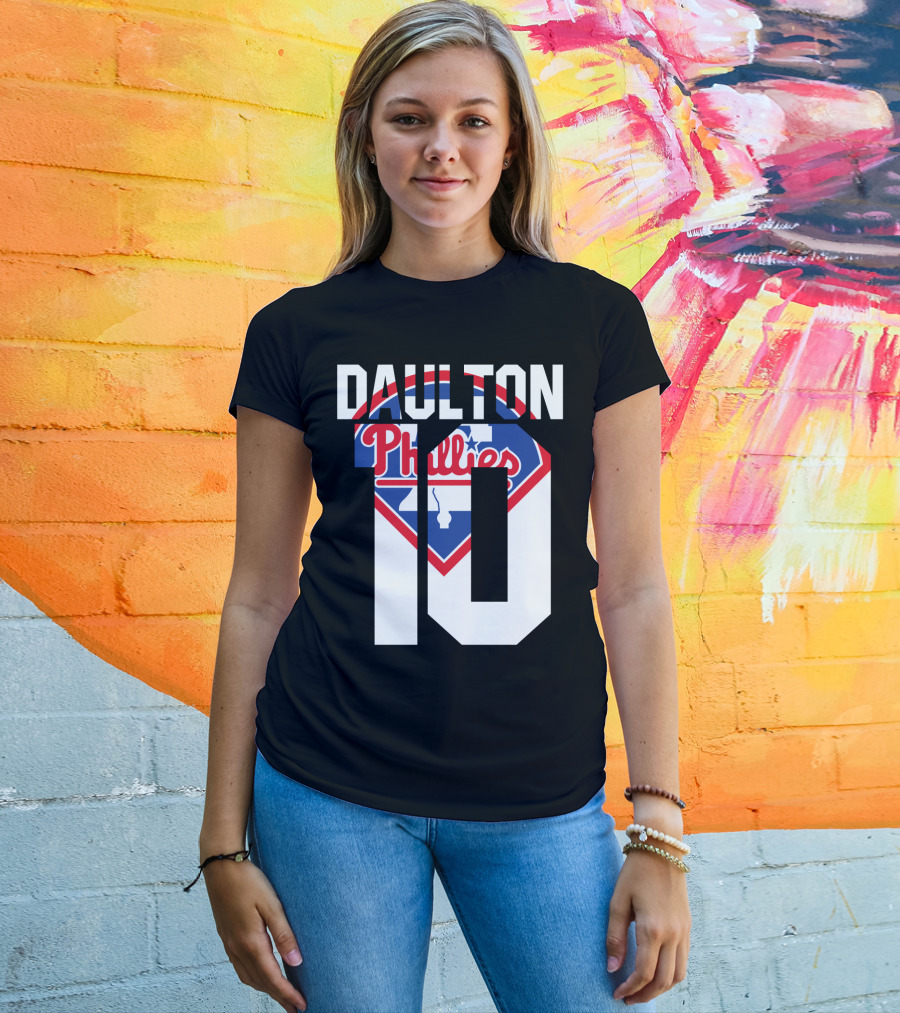 Philadelphia Phillies Daulton 10 Baseball T-Shirt