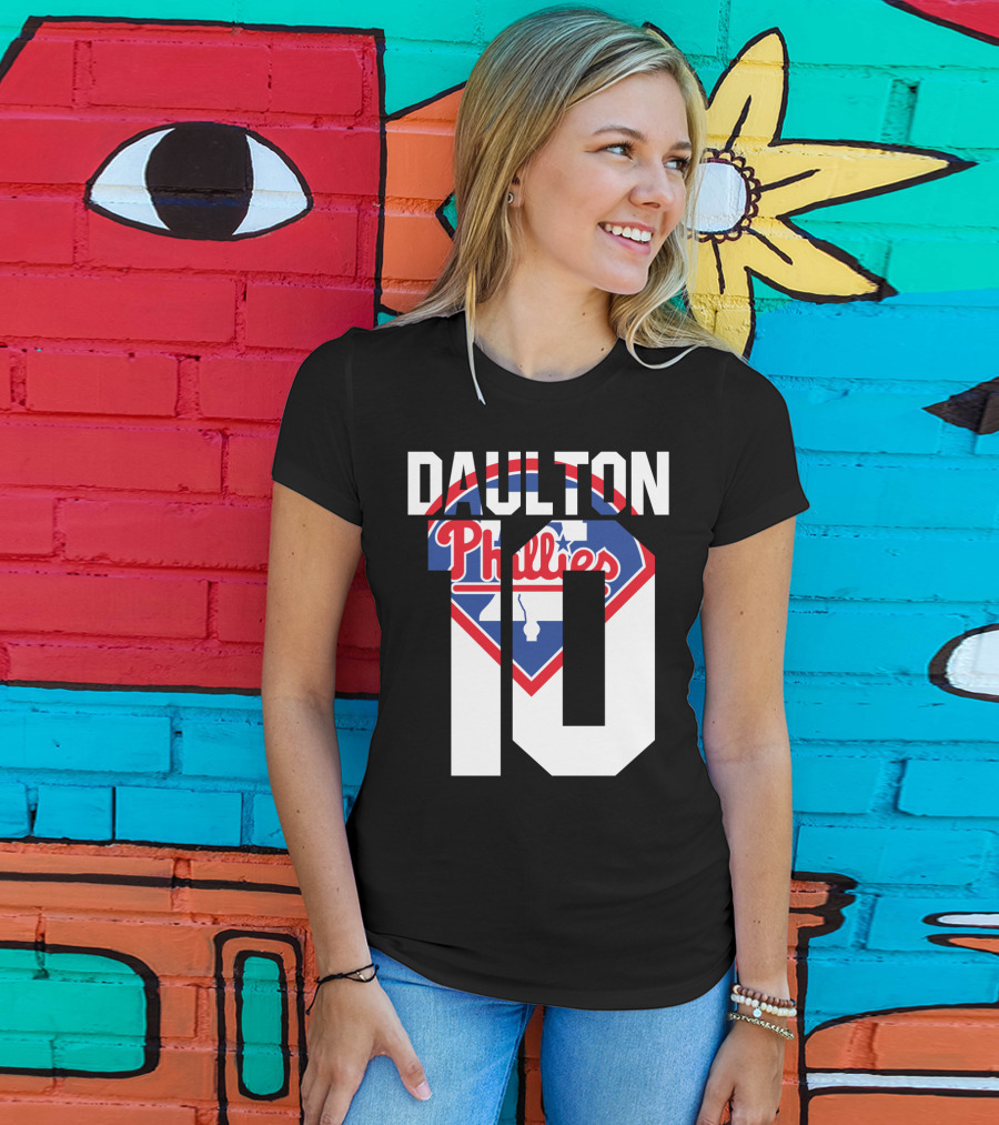 Philadelphia Phillies Daulton 10 Baseball T-Shirt
