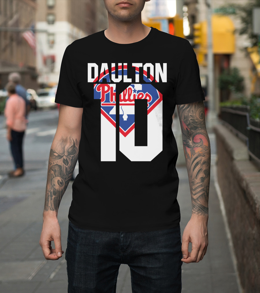 Philadelphia Phillies Daulton 10 Baseball T-Shirt